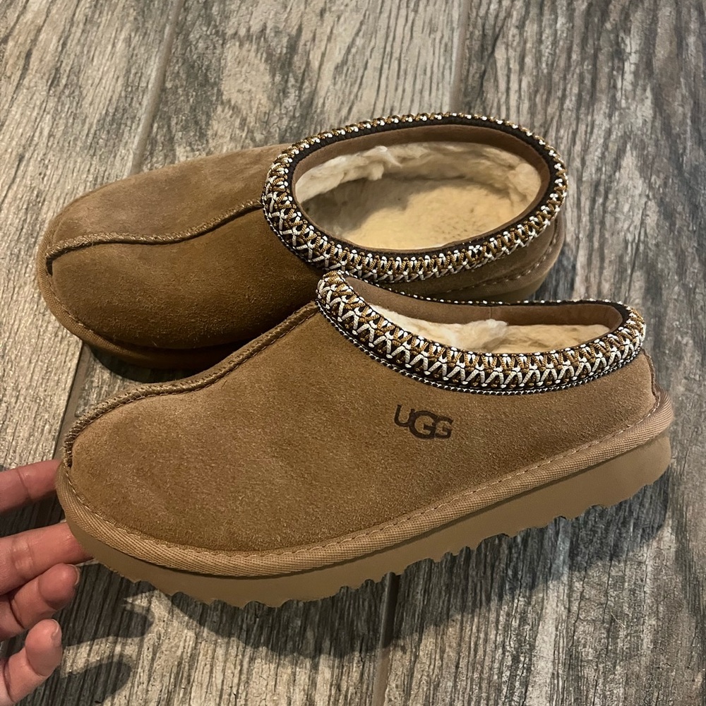UGG Kids Tan Slip-On Shoes